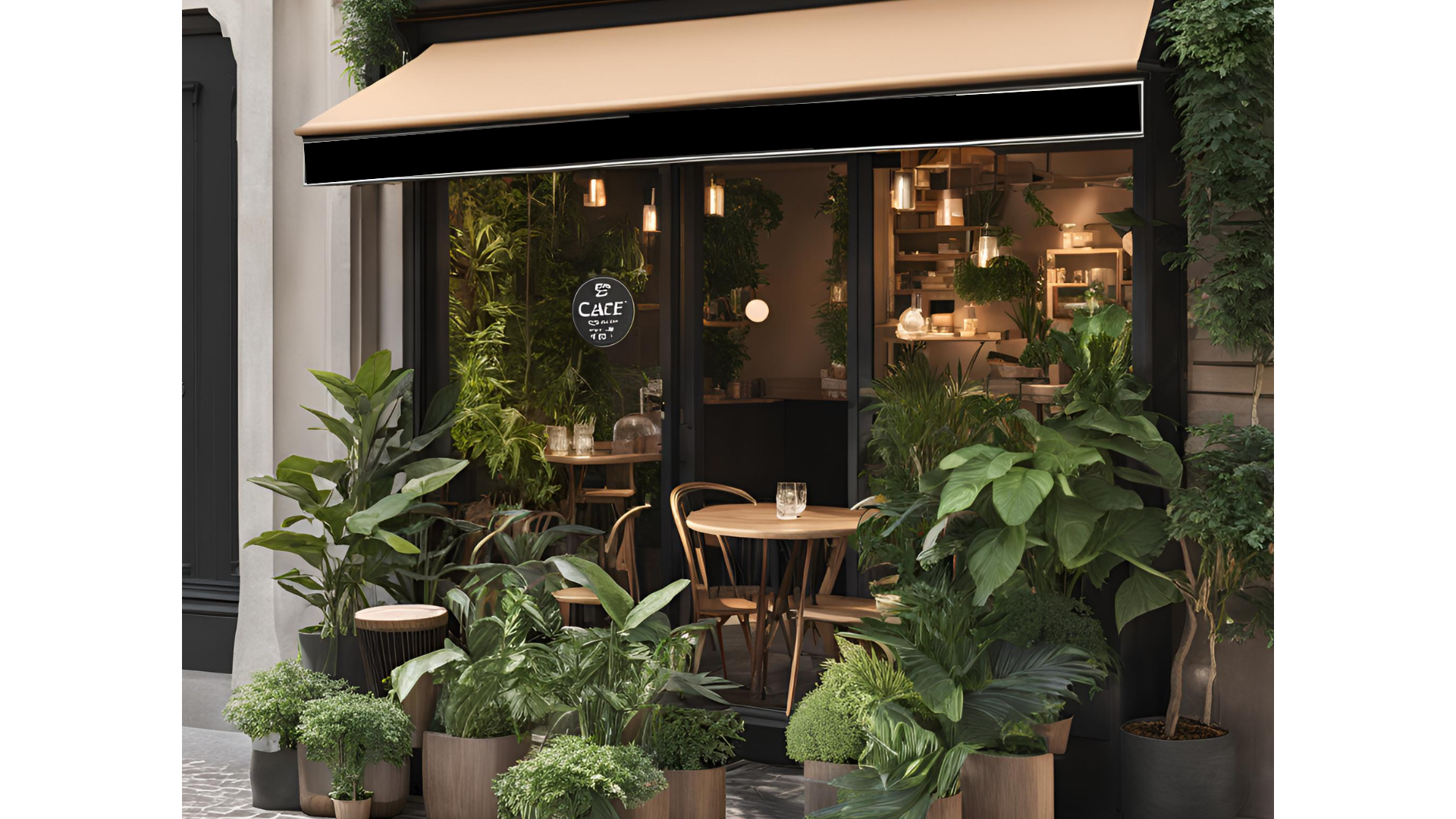 Aménagement d'espaces intérieur décorer avec plusieurs plantes en pots